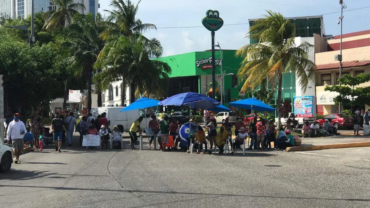 bloqueo comerciantes